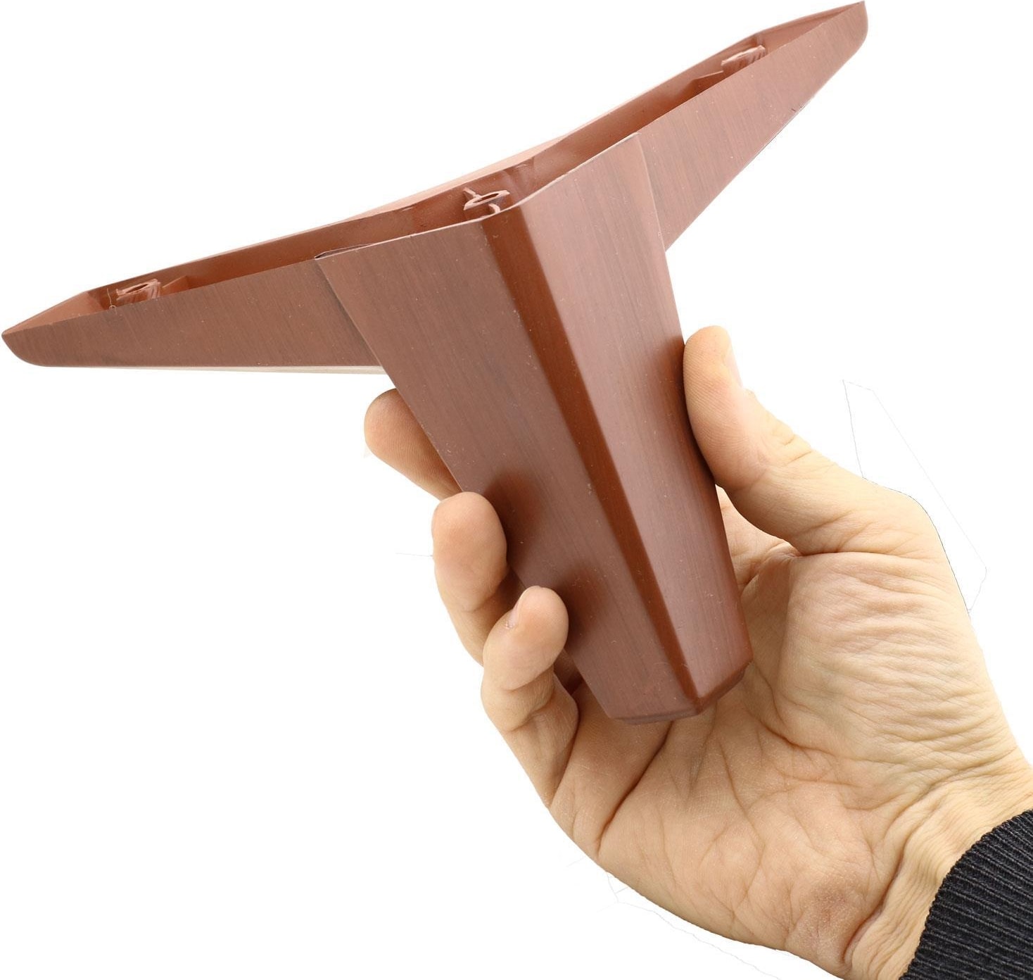20'li Set Sedir Lüks Mobilya Koltuk Kanepe Tv Ünitesi Destek Ayağı 12 cm Ahşap Desenli Ayakları