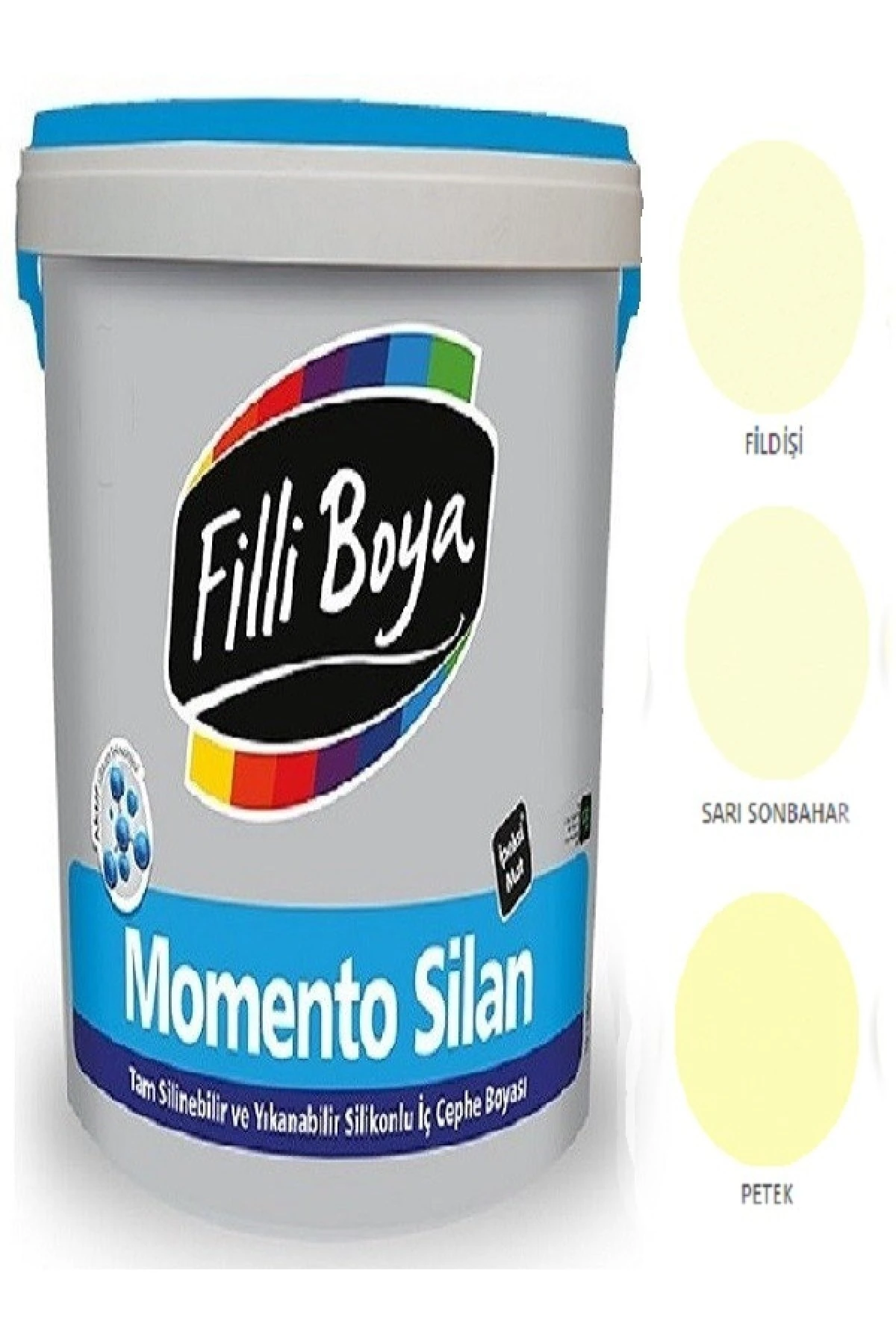 Filli Momento Silan Tam Silinebilir Yıkanabilir Silikonlu Ipek Mat Boya 2,5lt (fildişi)