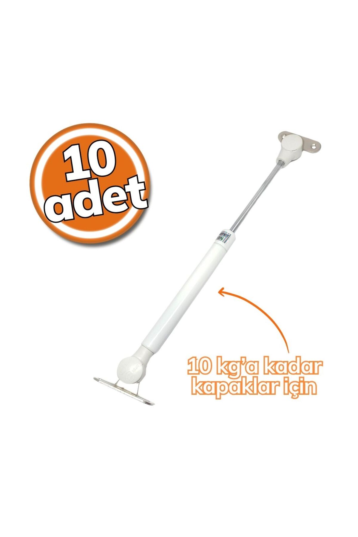 Gazlı Piston 100 Newton Beyaz 10'lu Set