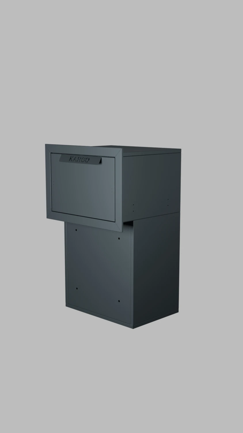 Tam Ankastre Kargo Teslim Kutusu (Antrasit Gri- Fıne Texture)