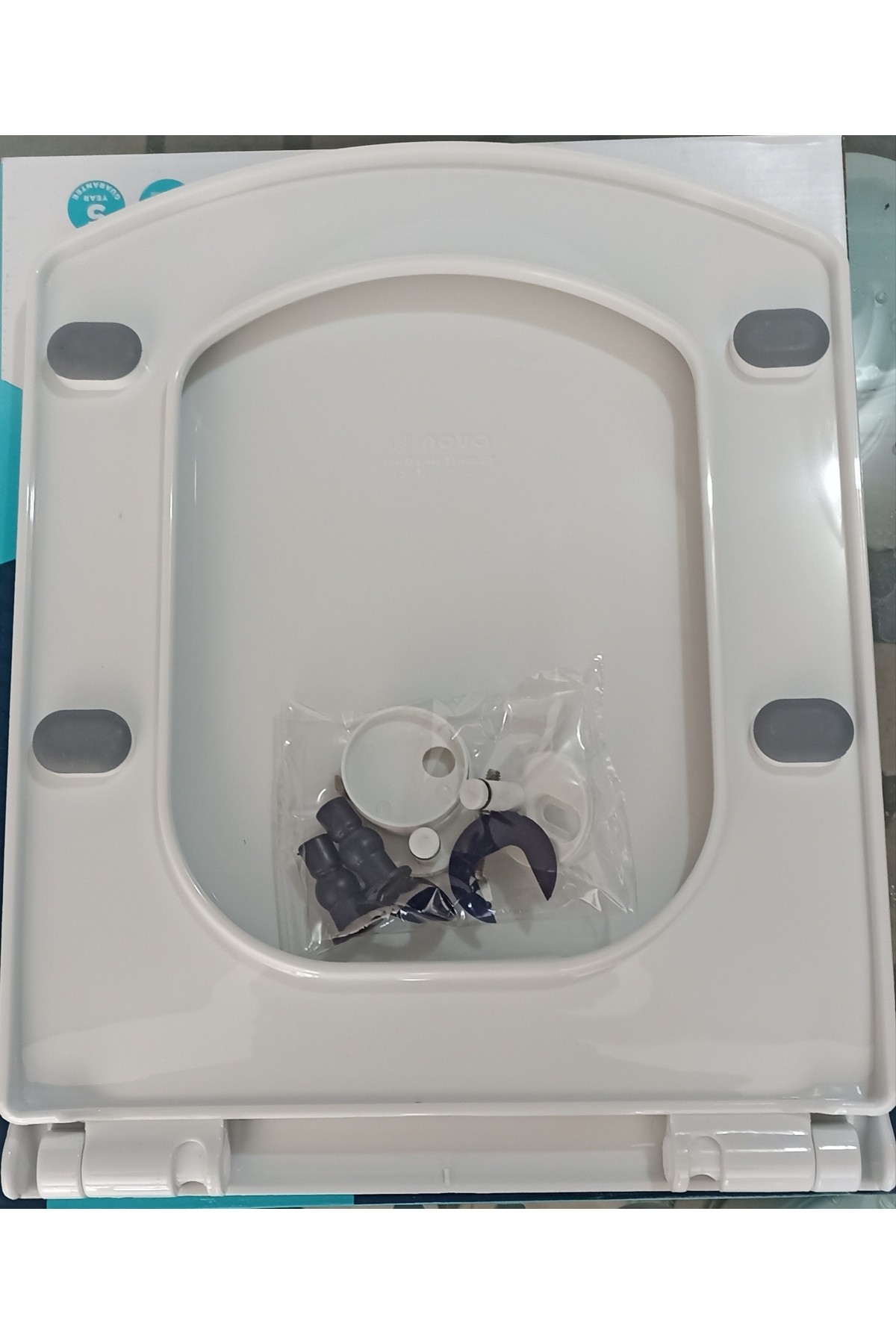 kare slim  klozet Kapağı termoplast yavaş kapanır