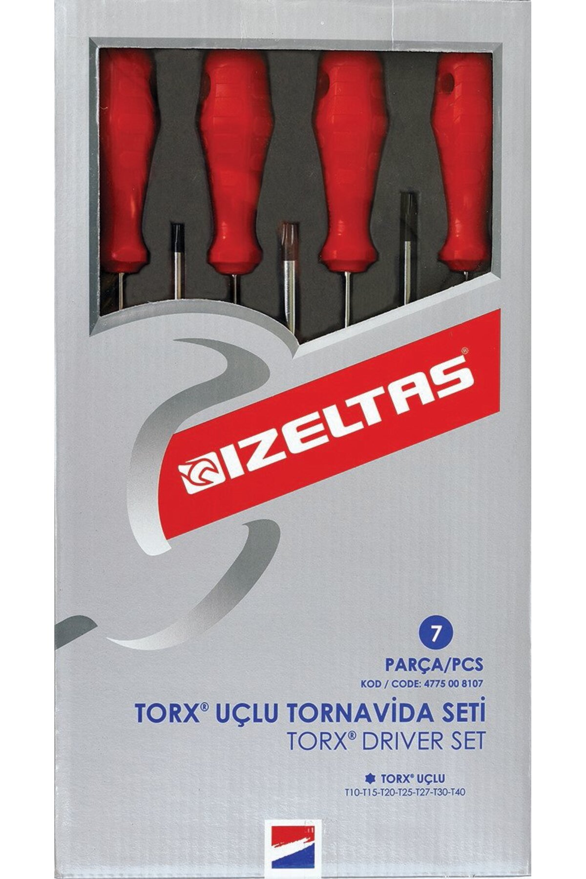 4775008107 Torx Uçlu Tornavida Takımı 7 Parça