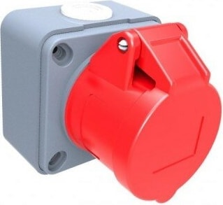 Cee Norm Düz Duvar Priz 16A 380V IP44 5k BEM-BC1-1505-2510
