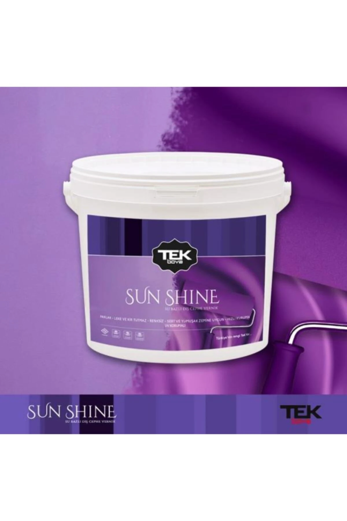 Sun Shıne Su Bazlı Dış Cephe Vernik 2,5 Lt