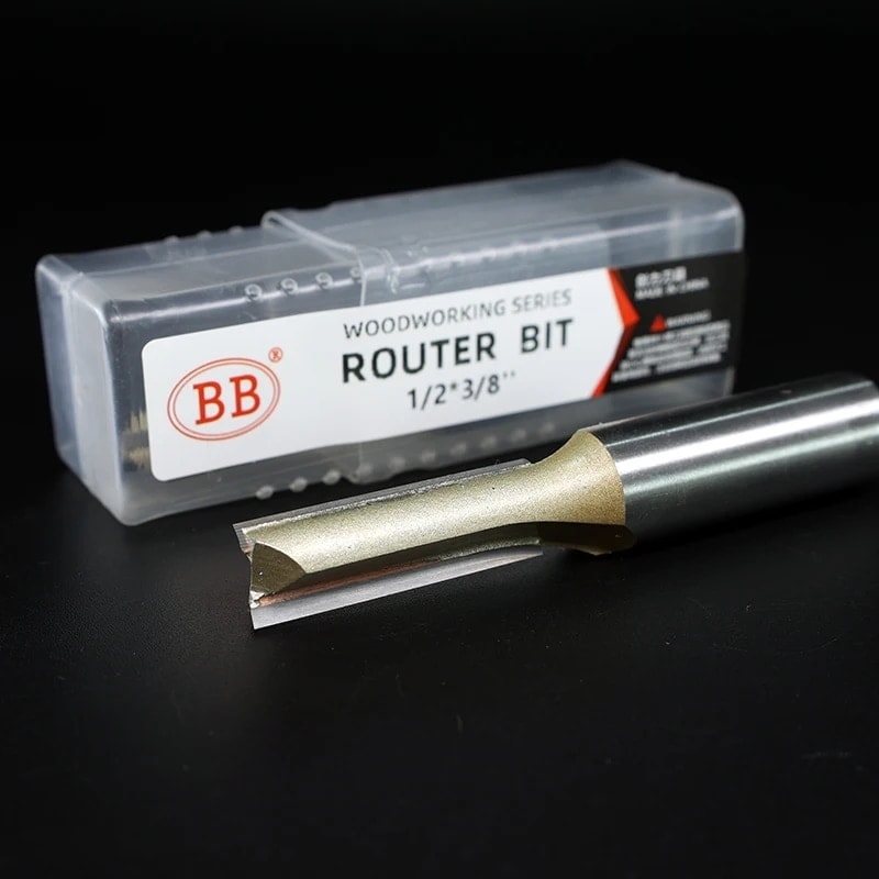 1-4x5-16 Bb Düz Bit 1/4 1/2 Ağaç Işleme Planya 1 2 Flüt Uzun Bıçak Yönlendirici Bit Aracı End Mill Kesici Yan Çalışma (Yurt Dışından)