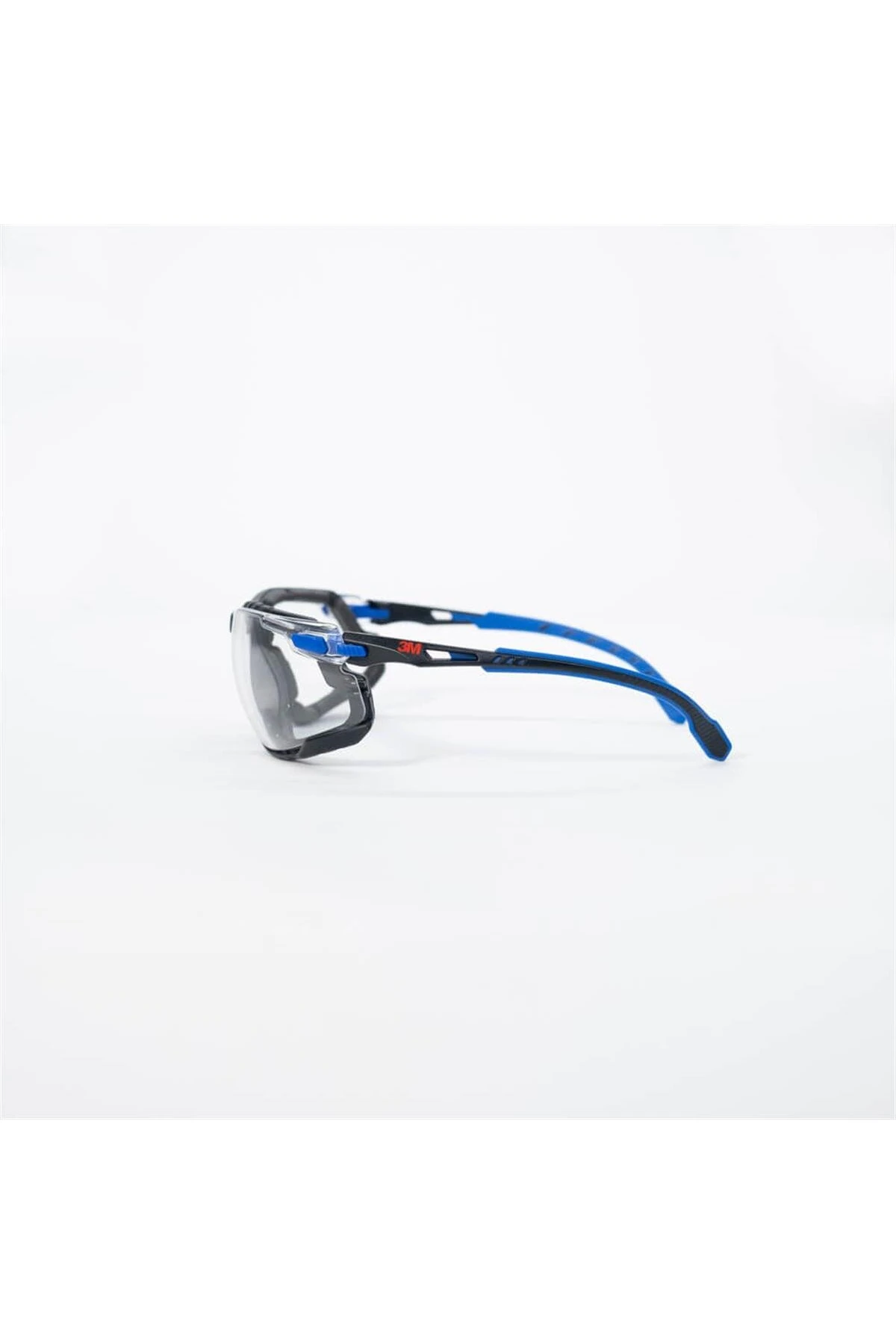 ™ Solus™ Scotchgard™ S1101SGA Mavi Siyah Kenarlı, Şeffaf, Koruyucu İş Güvenliği Gözlüğü Kiti