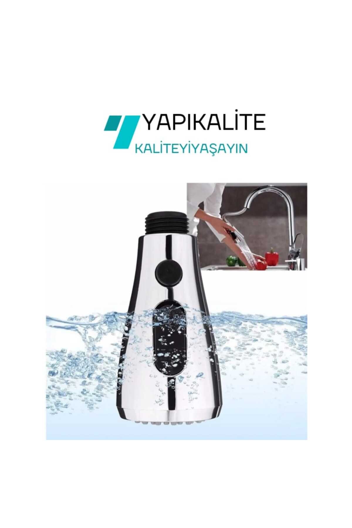 Karizma Lüx Endüstriyel Spiralli Mutfak Evye Bataryası El Duşu 3fonksiyonlu