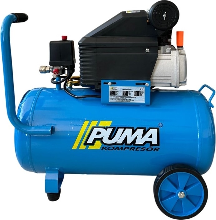 50 lt Yağlı Hava Kompresörü 50 litre kompresör 5 metre Hava hortumu ve Hava Tabancası HEDİYE