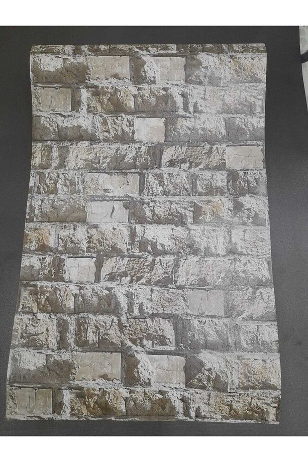 Kesme Taş Görünümlü 3 Boyutlu Duvar Kağıdı ( 5m2)