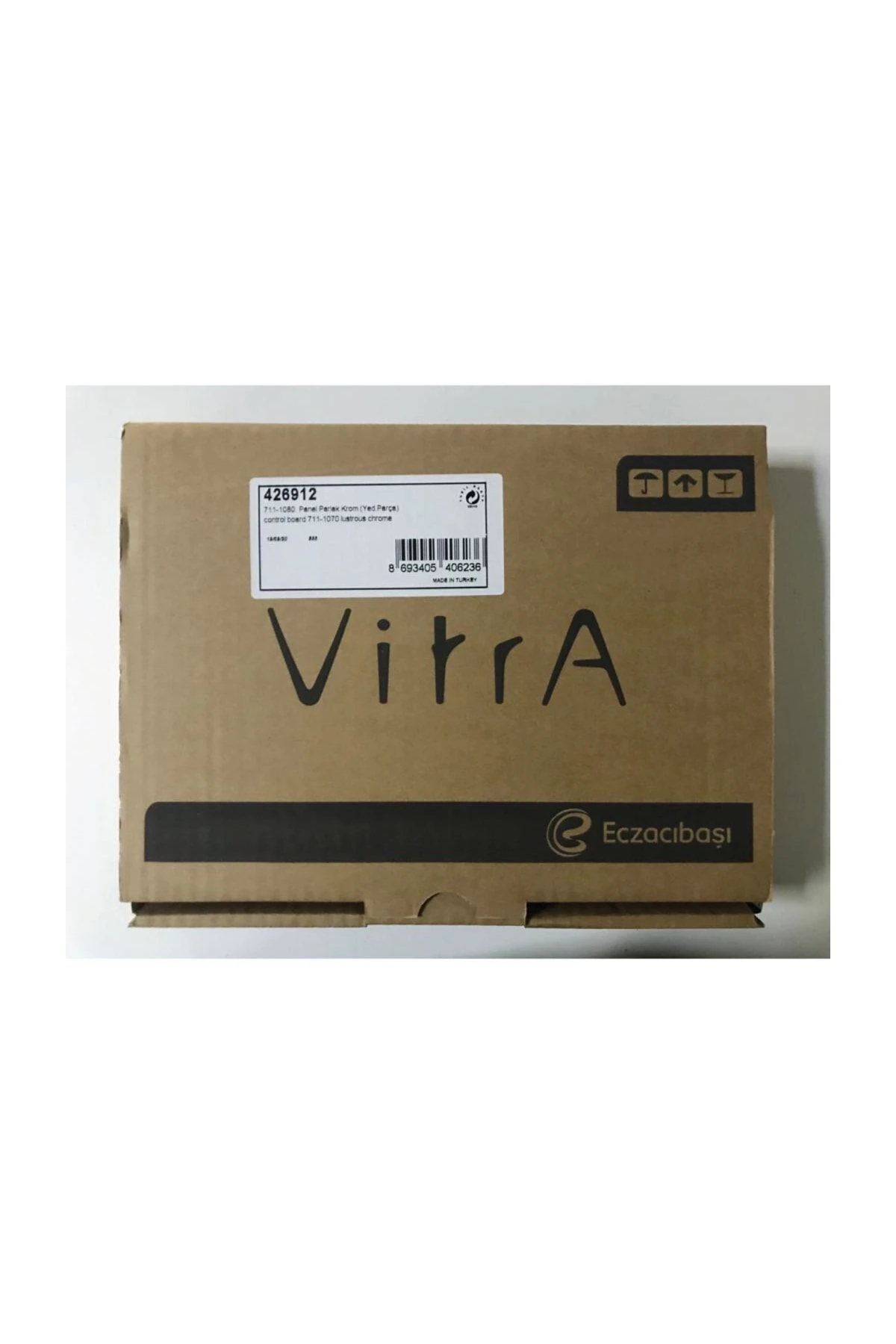 Gömme Rezervuar Kumanda Paneli Krom Parlak (426912YP)