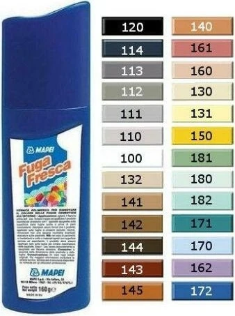 Mapeı Fuga Fresca Derz Temizlik Boyası 112 Orta Gri /160 gr