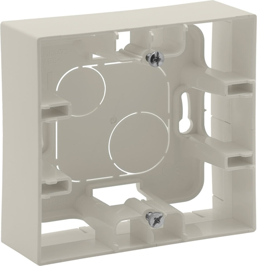 768447 Sıva Üstü Kutu -Tekli Krem Renk ( Raventi Serisi )