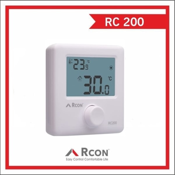 RC200 Dijital Kablolu Oda Termostatı