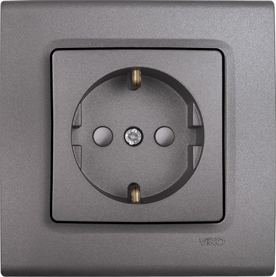 Linnera Life Granit Grisi Topraklı Priz