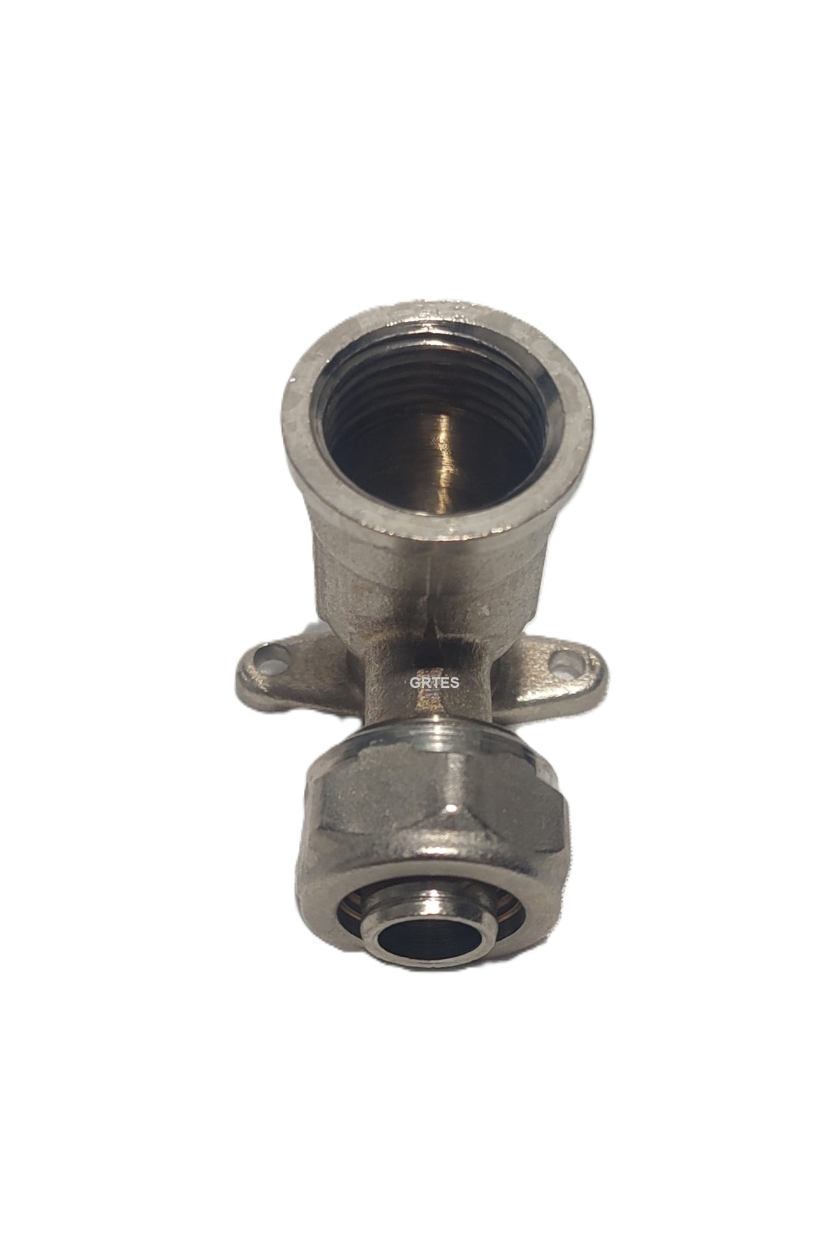 (10lu Paket)Ø16x1/2" Pex Bağlantılı İç Dişli Ayaklı Dişi Dirsek (Mobil Sistem Boru Bağlantı Parçası)