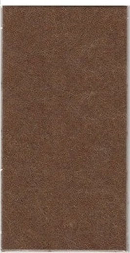 Kare Keçe Koyu Kahve 120x240 mm 2 Paket