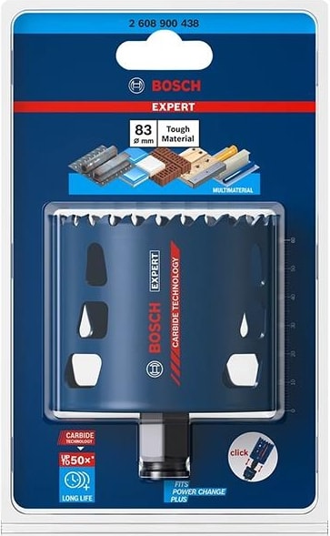BOSCH 83 mm Expert Sert Malzemeler Için Panç 2608900438