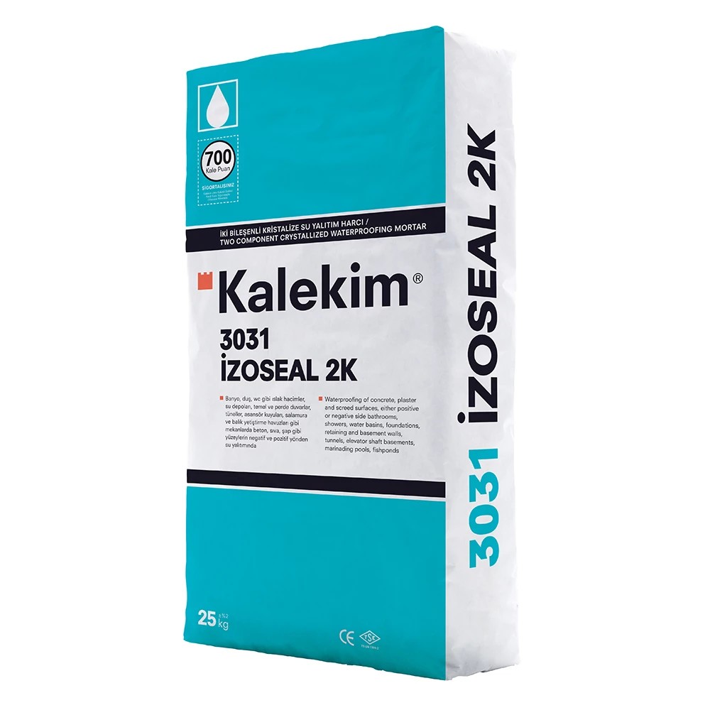 KALEKİM 3031 İZOSEAL 2K KRİSTALİZE SU YALITIM HARCI