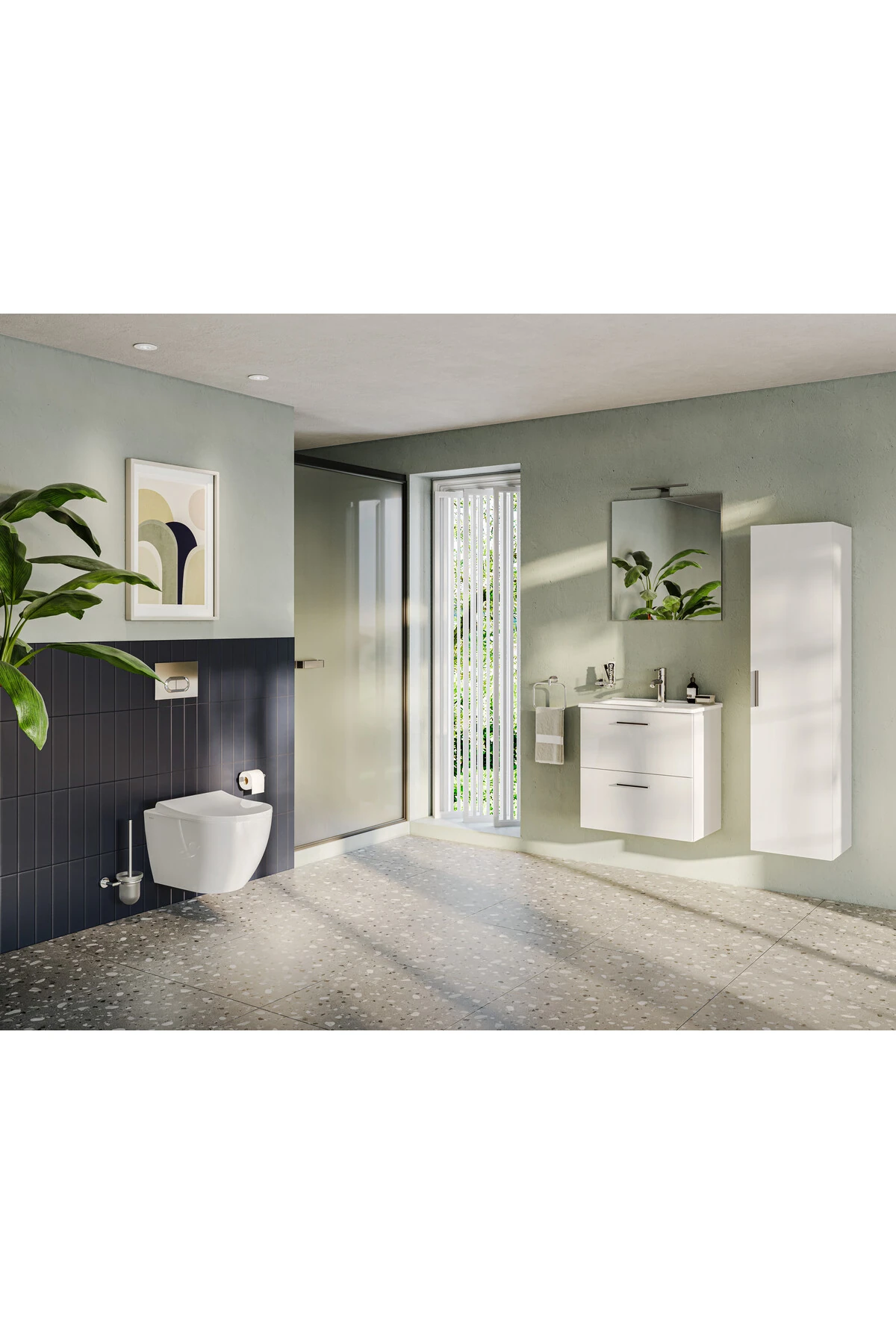 Integra Round 7060L003-0090 Asma Klozet, 54 cm