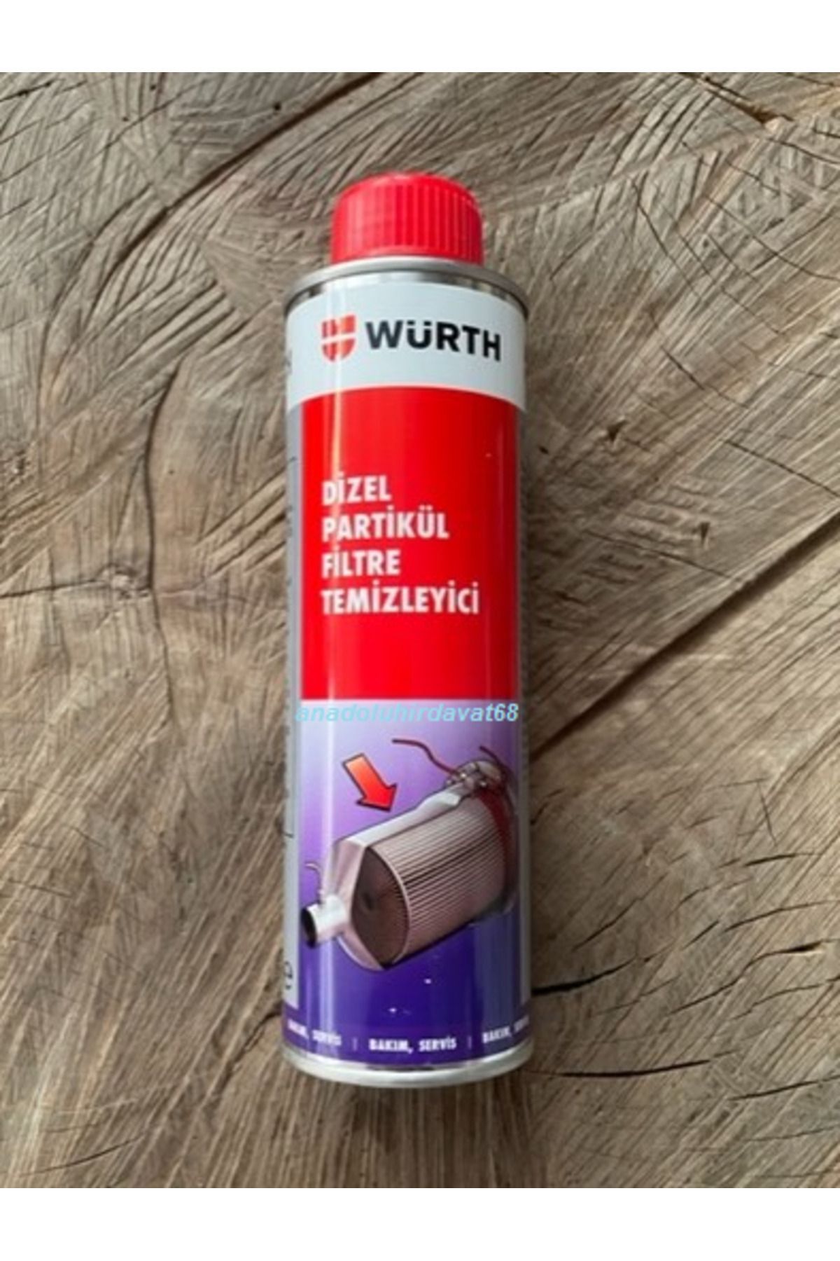 WÜRTH DİZEL PARTİKÜL FİLTRE TEMİZLEYİCİ PARTİKÜL FİLİTRE KORUYUCU 300ML
