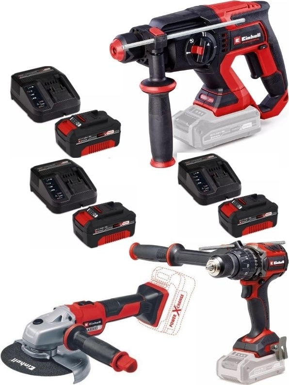Tp-Hd 18/22 D Li Bl Tp-Cd 18/120 Li-I Bl Axxio 18/150 3X4.0AH Akülü Kömürsüz Set