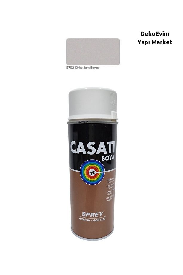 Sprey Boya S702 Çinko Jant Boyası 400 Ml.