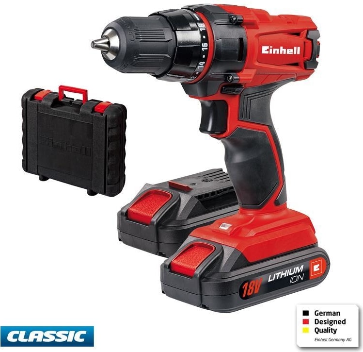EİNHELL Tc CD 18-2 Li Çift Akülü Vidalama 18 Volt