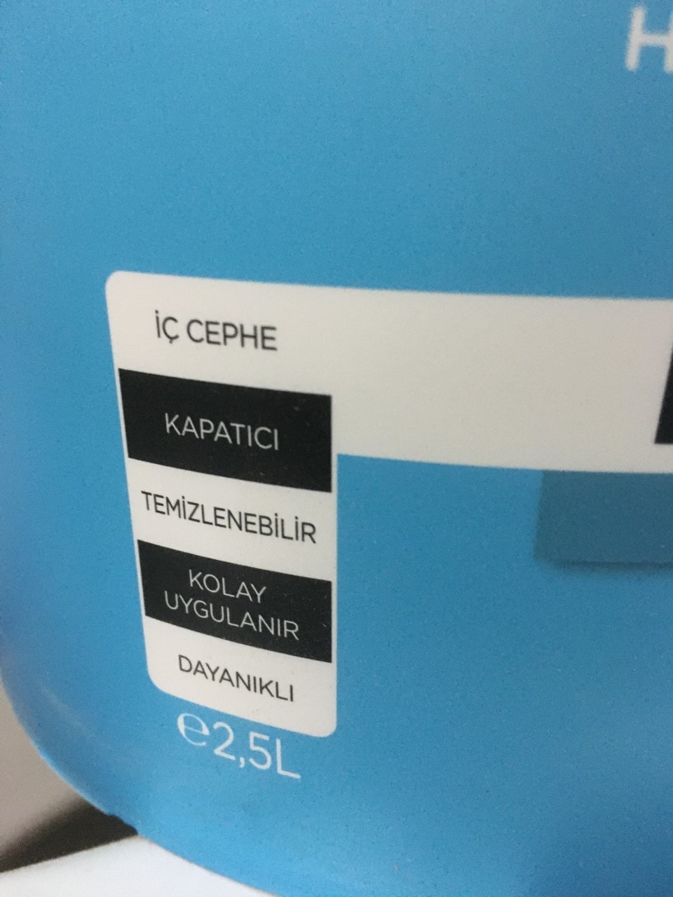POLİSAN Primera Silikonlu Mat Iç Cephe Boyası 2,5 Litre