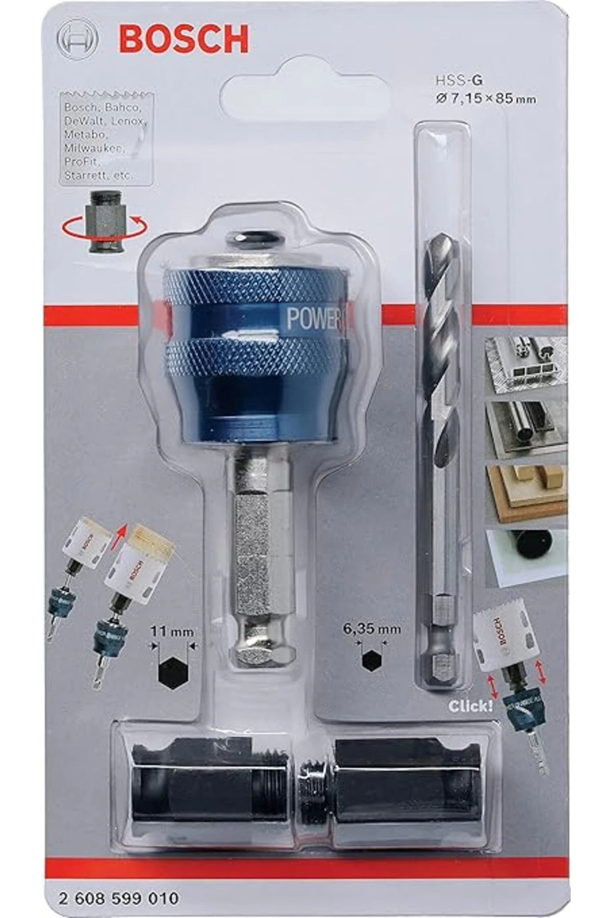 Accessories Professional 4 parçalı Power Change Plus başlangıç seti, ahşap, plastik, metaller