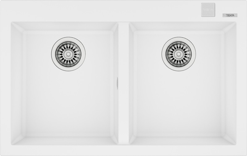 FORSQUARE 790 TG ARTIC WHITE Ankastre Kumanda Sifonlu Granit Eviye Beyaz 79 cm 115260018