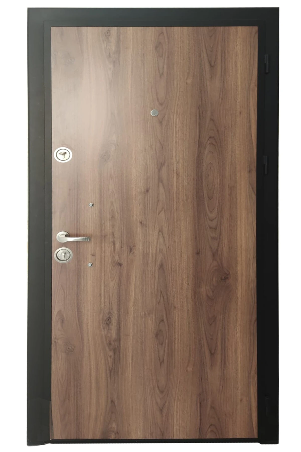 Çelik Kapı, Ahşap Renk , Kabartma Model Çelik Kapı, Sol Açılım Tırnaklı Sistem