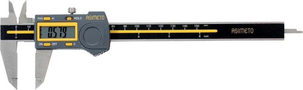 0-200MM Asimeto Normal Tip Dijital Kumpas AS-307084