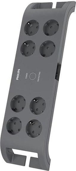 8-li SPN3180A/62 900 Joules Akım Koruma Prizi GRİ