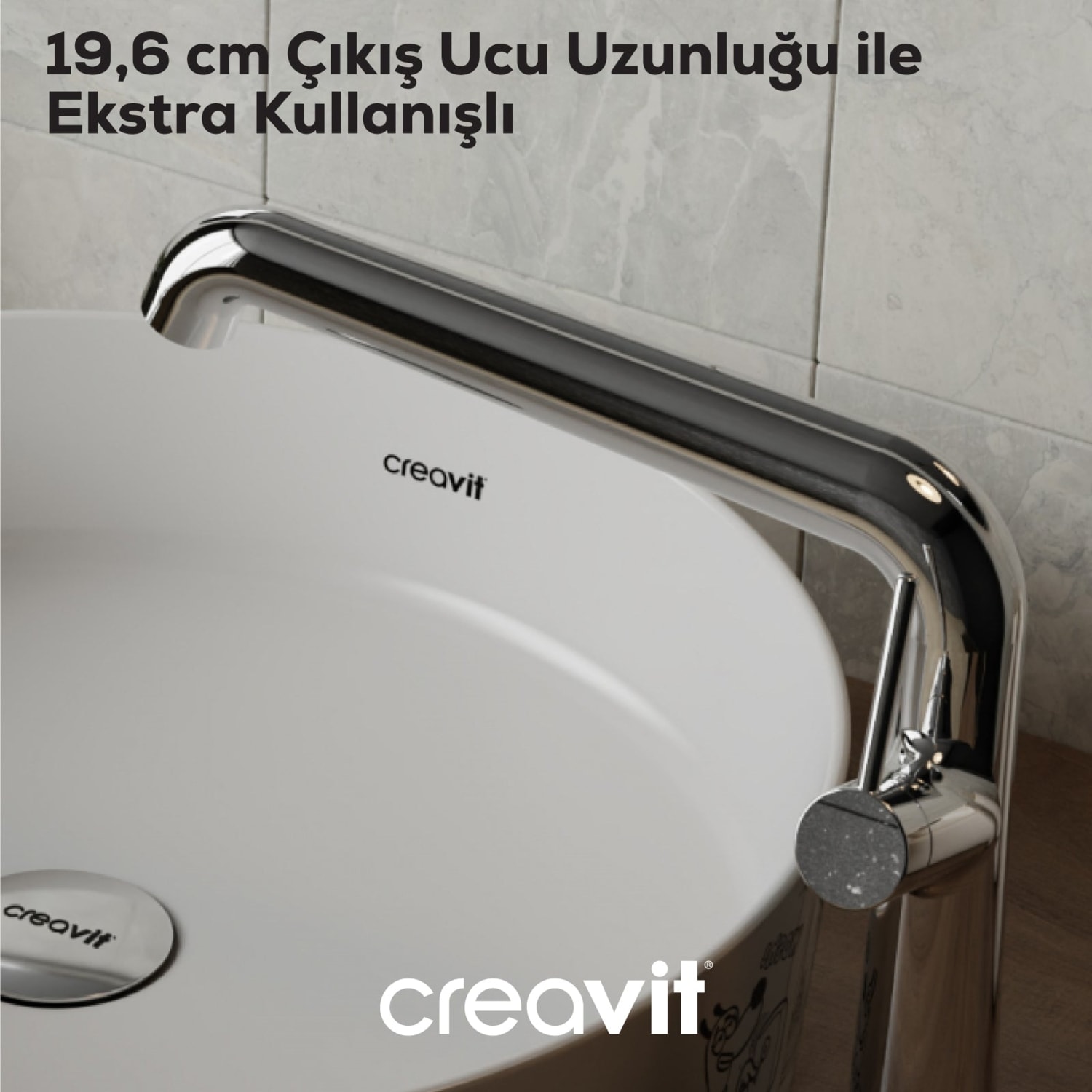 Flow Mutfak Armatürü Krom