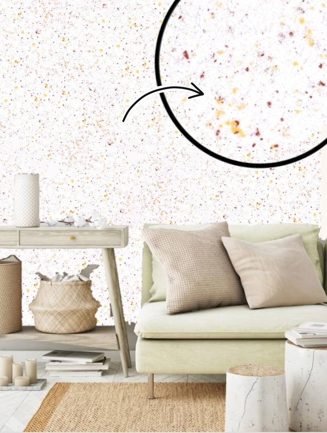 Izojel Organik Ipek Sıva - IZO-050 -Dekoratif Yalıtım Sıvası - Ses & Isı & Nem Yalıtımı