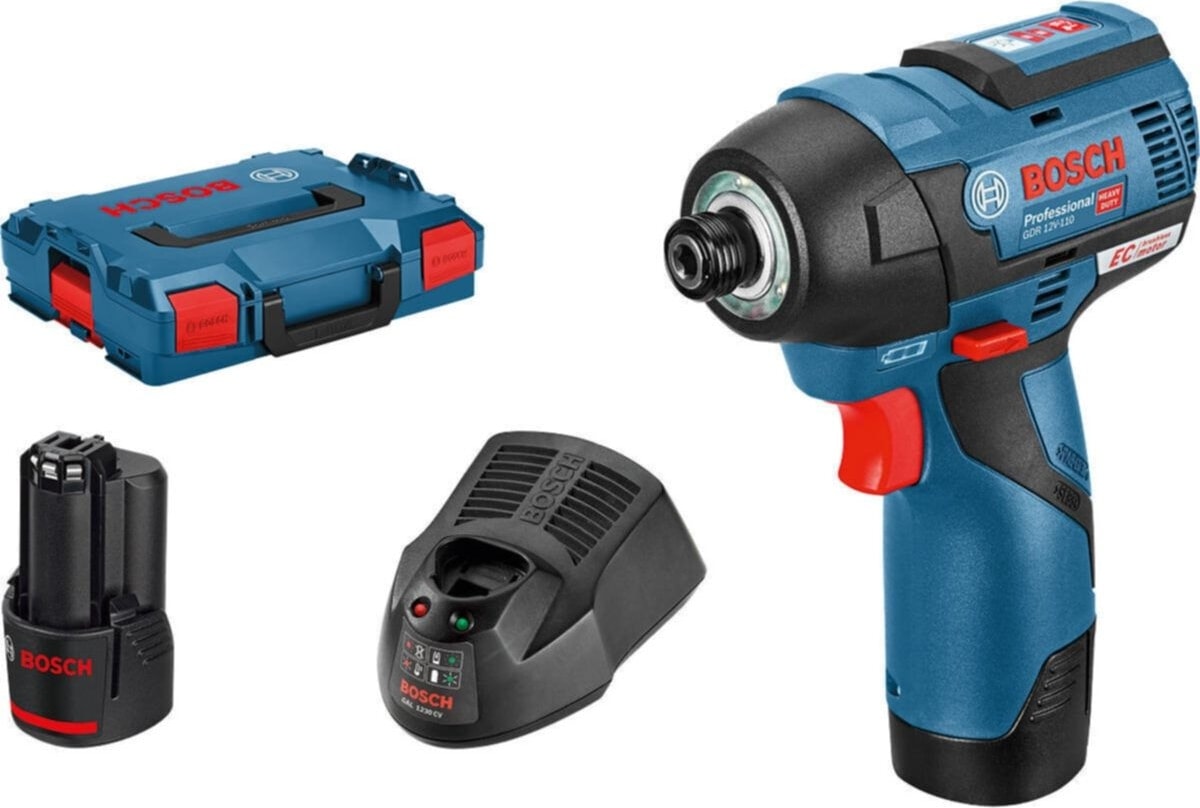 Gdr 12V-110 Professional L-Boxx 2X3.0AH Akülü Somun Sıkma Makinesi - 06019E0005