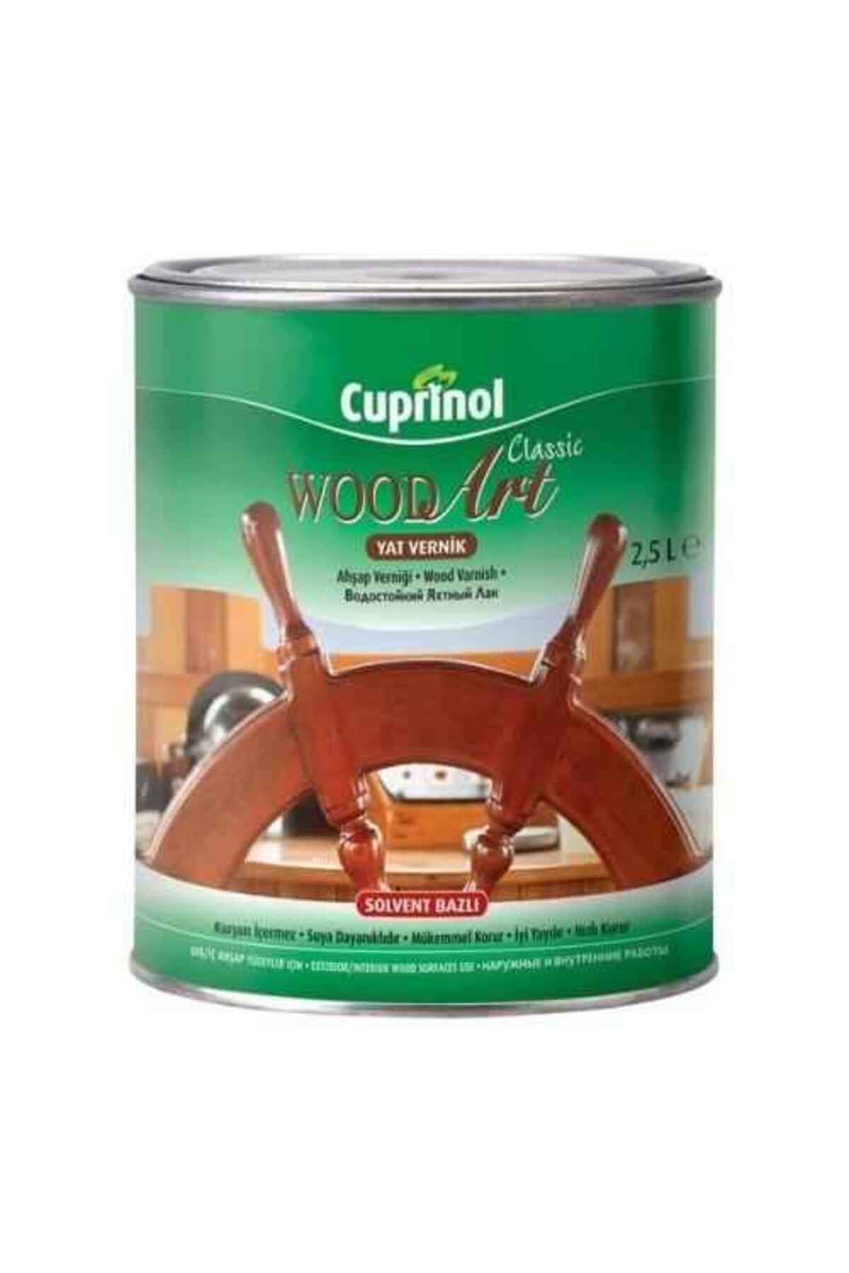 Cuprinol Wood Art Ahşap Verniği Şeffaf 2,5 Lt-rulo-tiner-eldiven-maske-aradığınız Herşey..