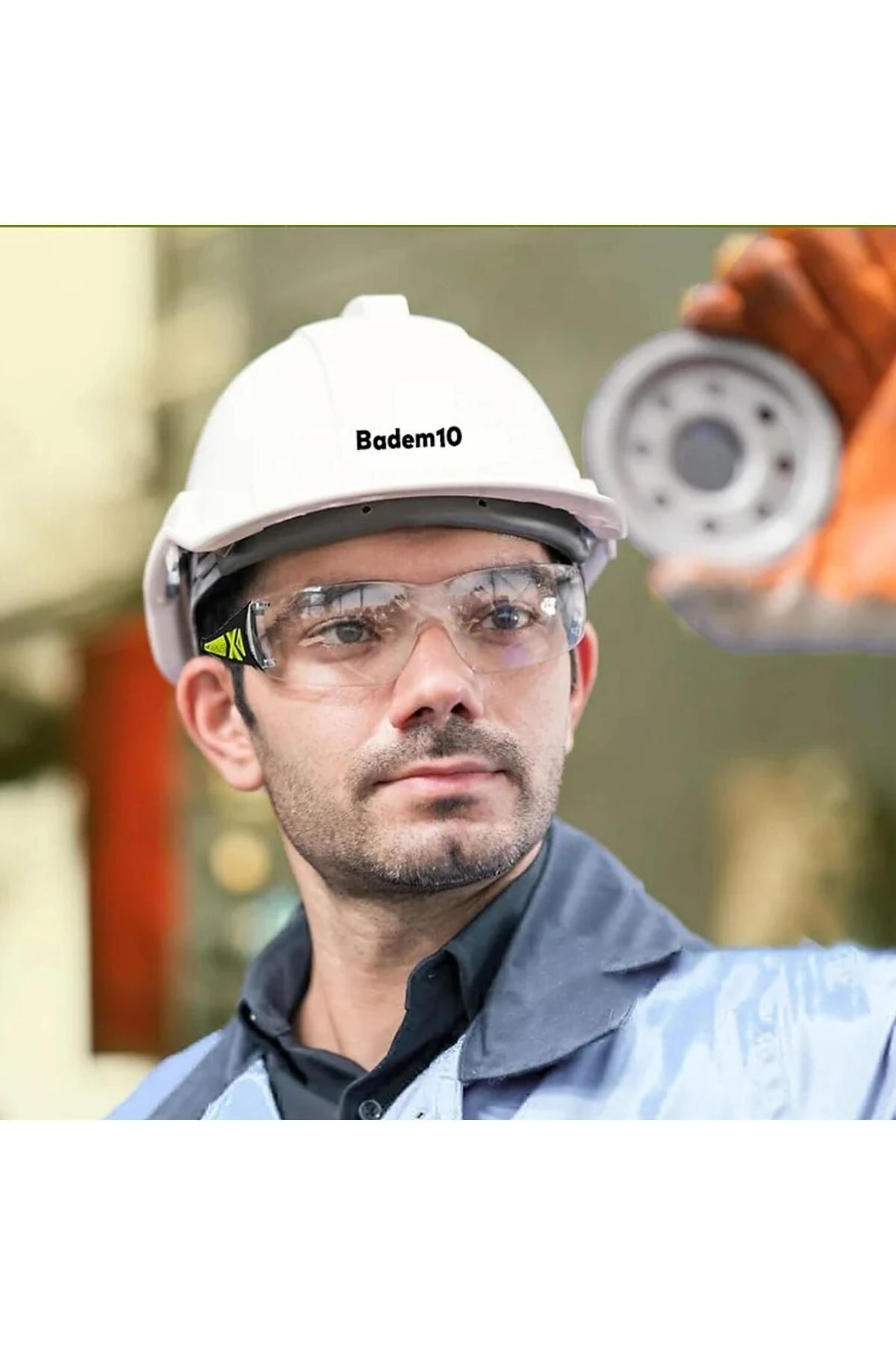 İş Güvenlik Güvenliği Gözlüğü Koruyucu Uv Korumalı Buğulanmaz Gözlük Şeffaf Silikon Kulaklık Gözlüğü