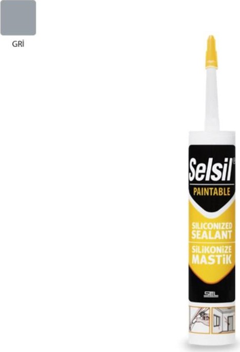 Silikonize Mastik Gri 485 Gr