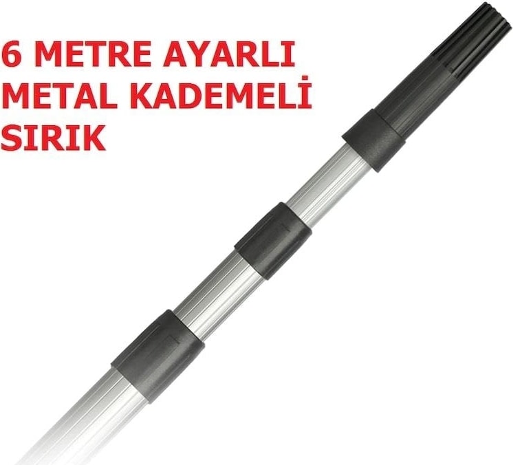 Teleskopik Uzatmalı Metal Sap 6 Metre Ayarlı Sırık