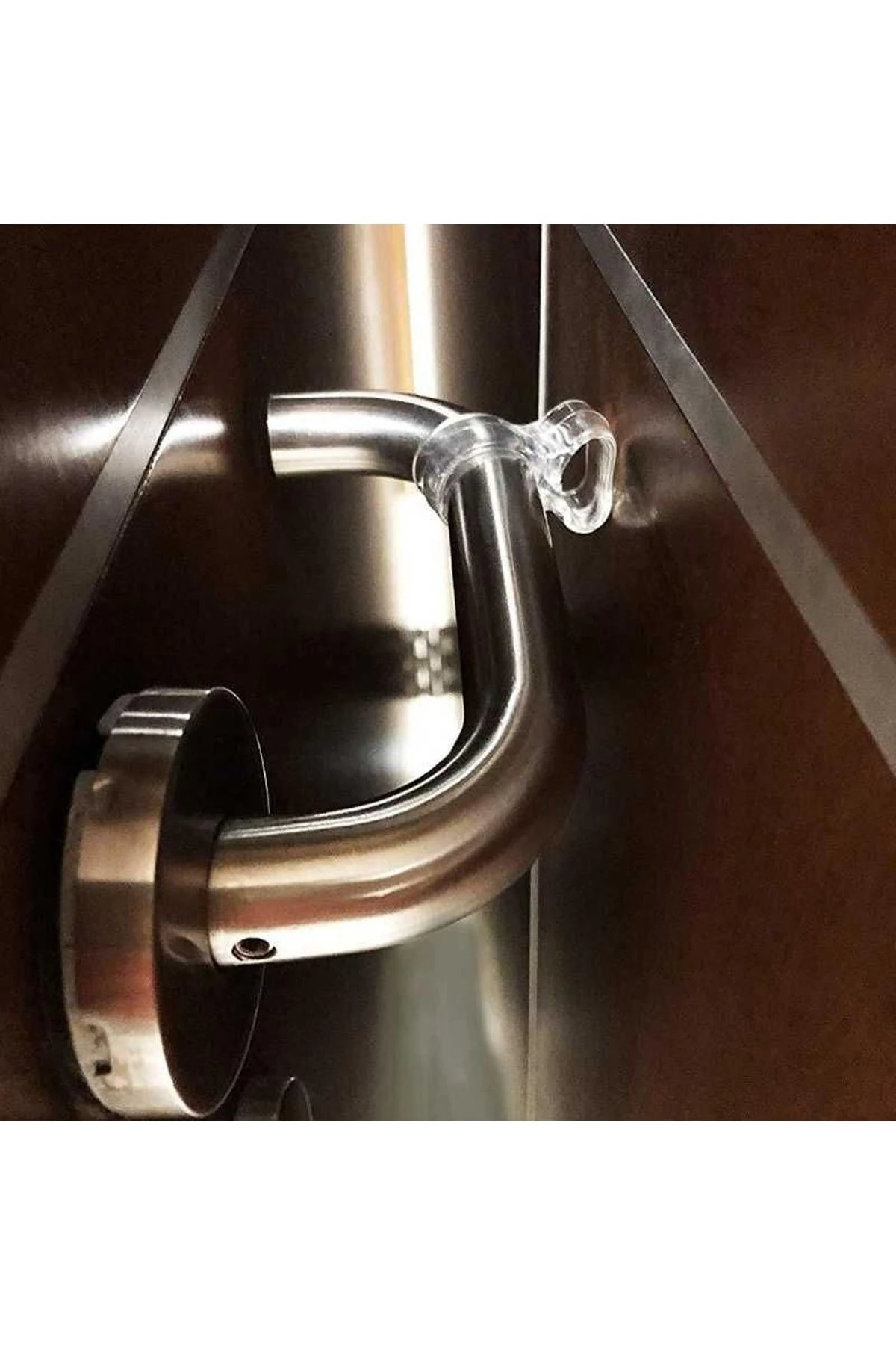 (20 Adet) Şeffaf Silikon Kapı Pencere Kolu Stoperi Kapı Tamponu