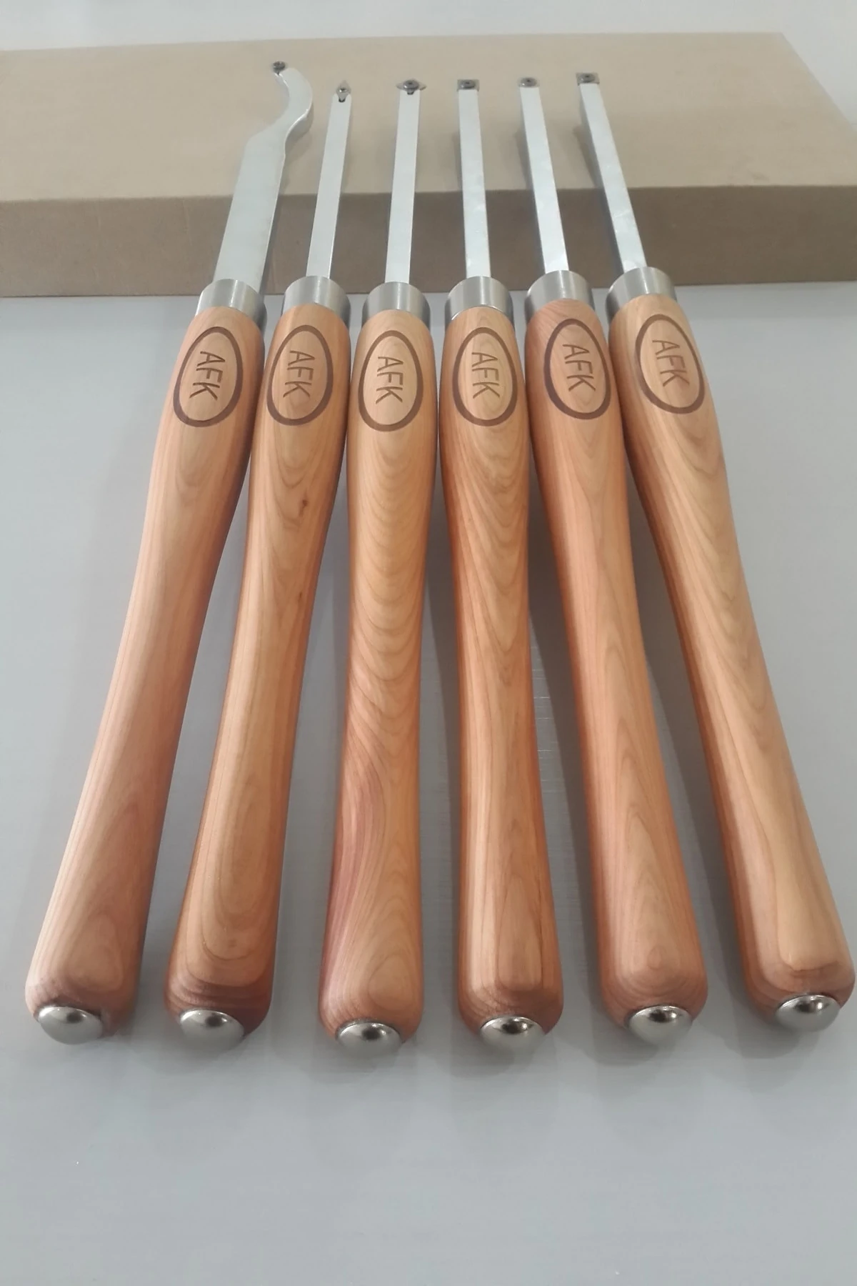 Ağaç Torna Makineleri İçin Yüksek Kalite Karbür Uçlu 6'LI Bıçak seti