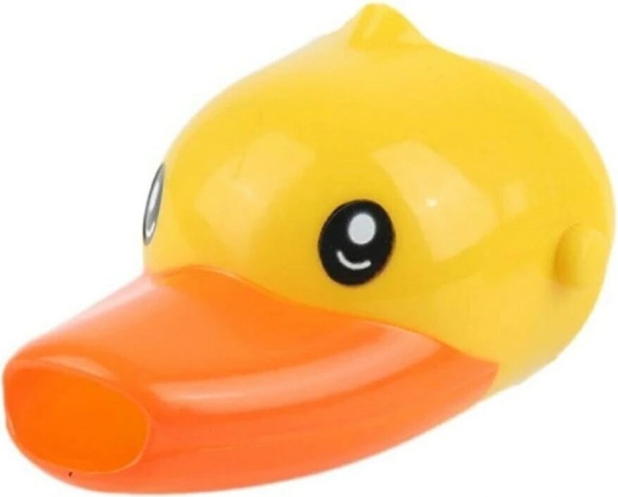Çocuklar Için Eğitici ve Güvenli Musluk Uzatıcı Genişletici Başlık Aparatı Ördek Figürlü (5047)