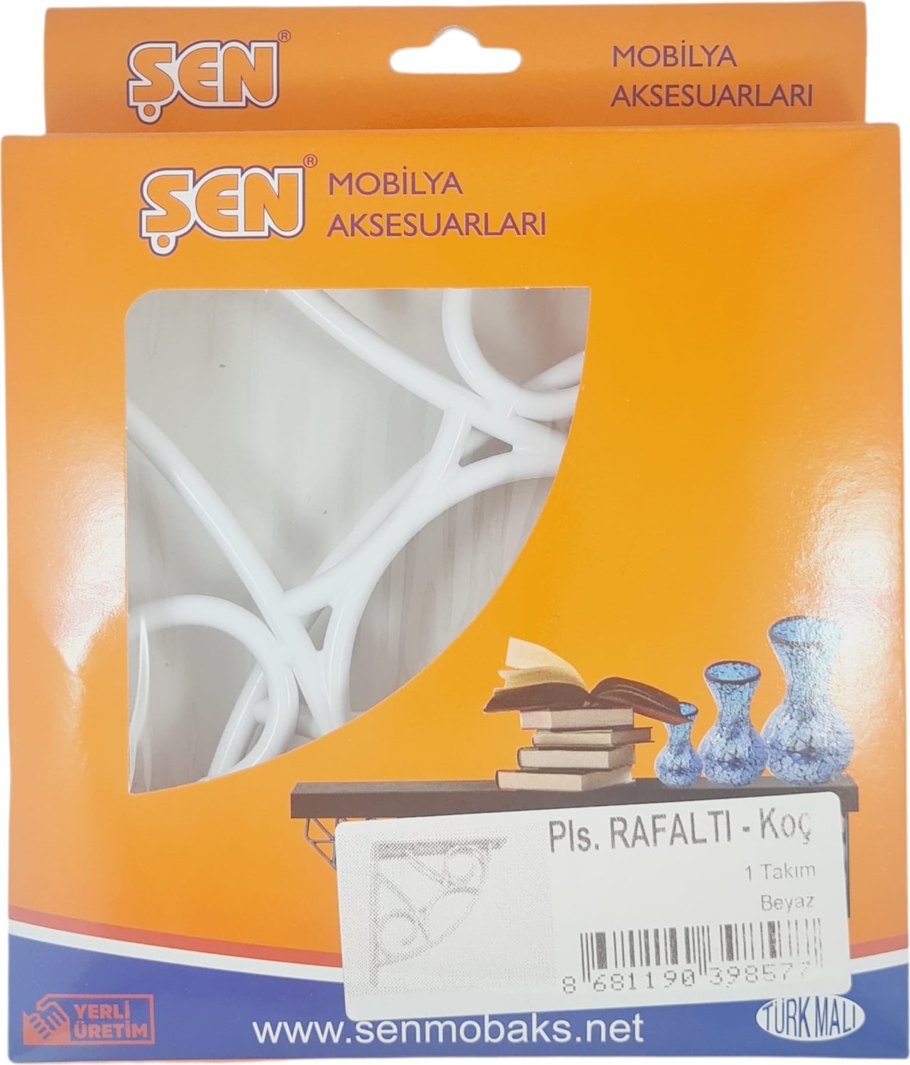 Plastik Rafaltı Beyaz Koç