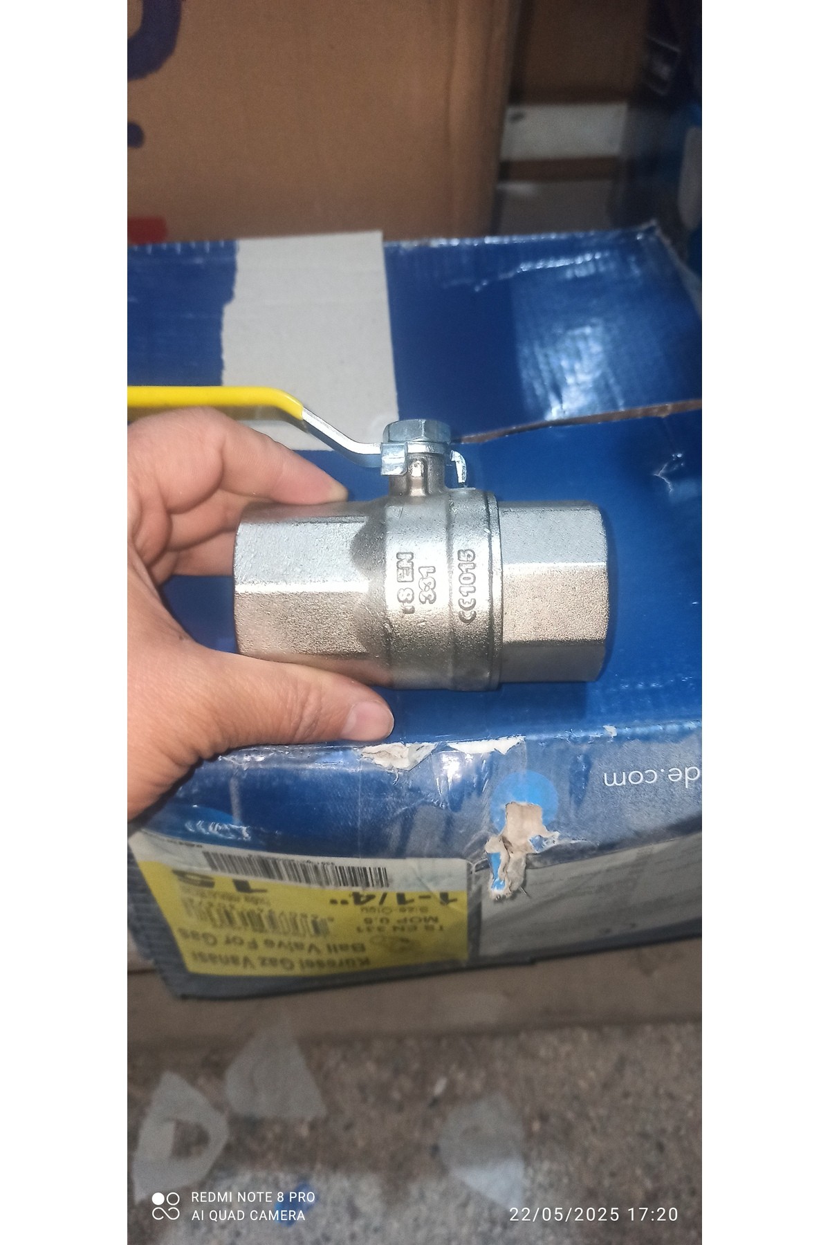11/4" Doğalgaz Vanası