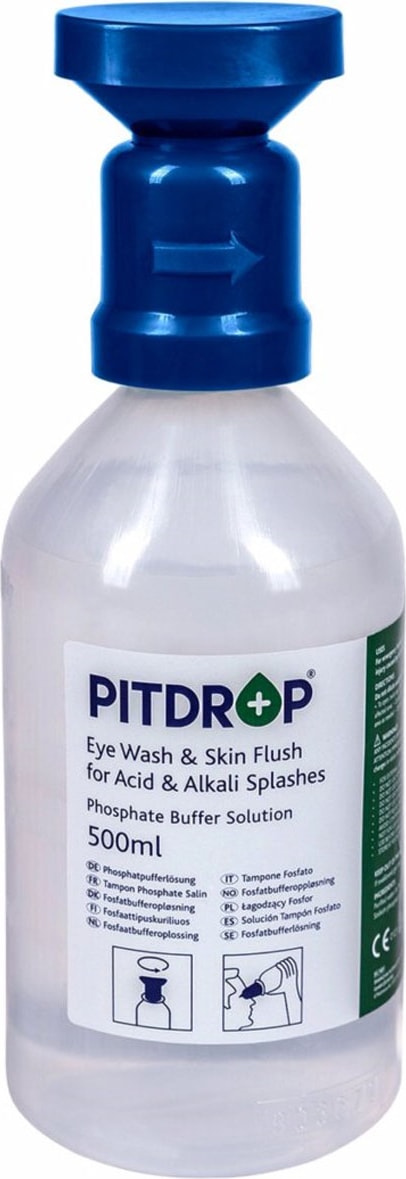Pitdrop® Kimyasal Göz Yıkama Solüsyonu (500ML.)