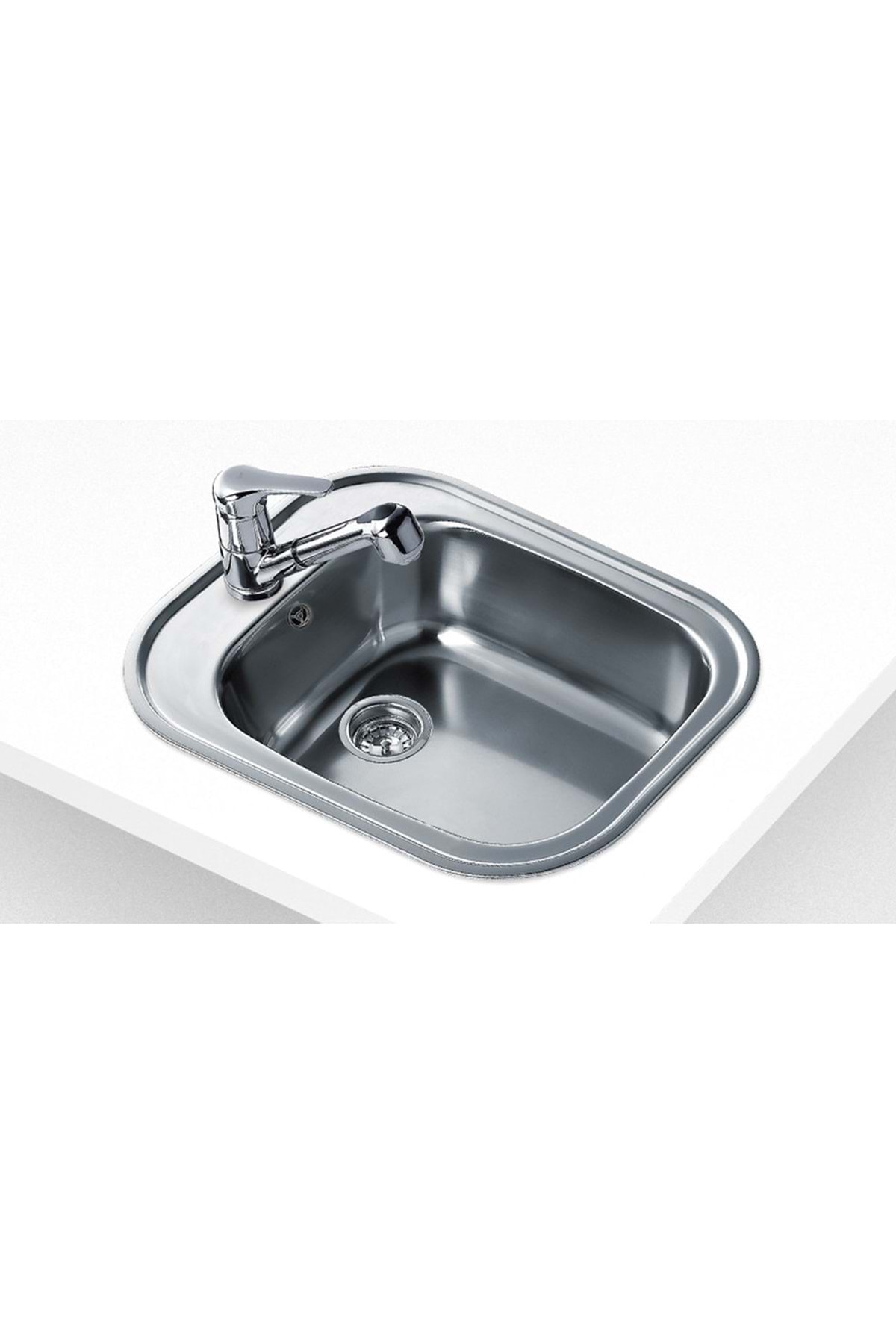 10107026- Stylo 1b Düz Çelik Eviye