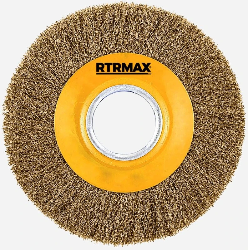 Rtrmax RH23175 Saçaklı Daire Tel Fırça 175 mm