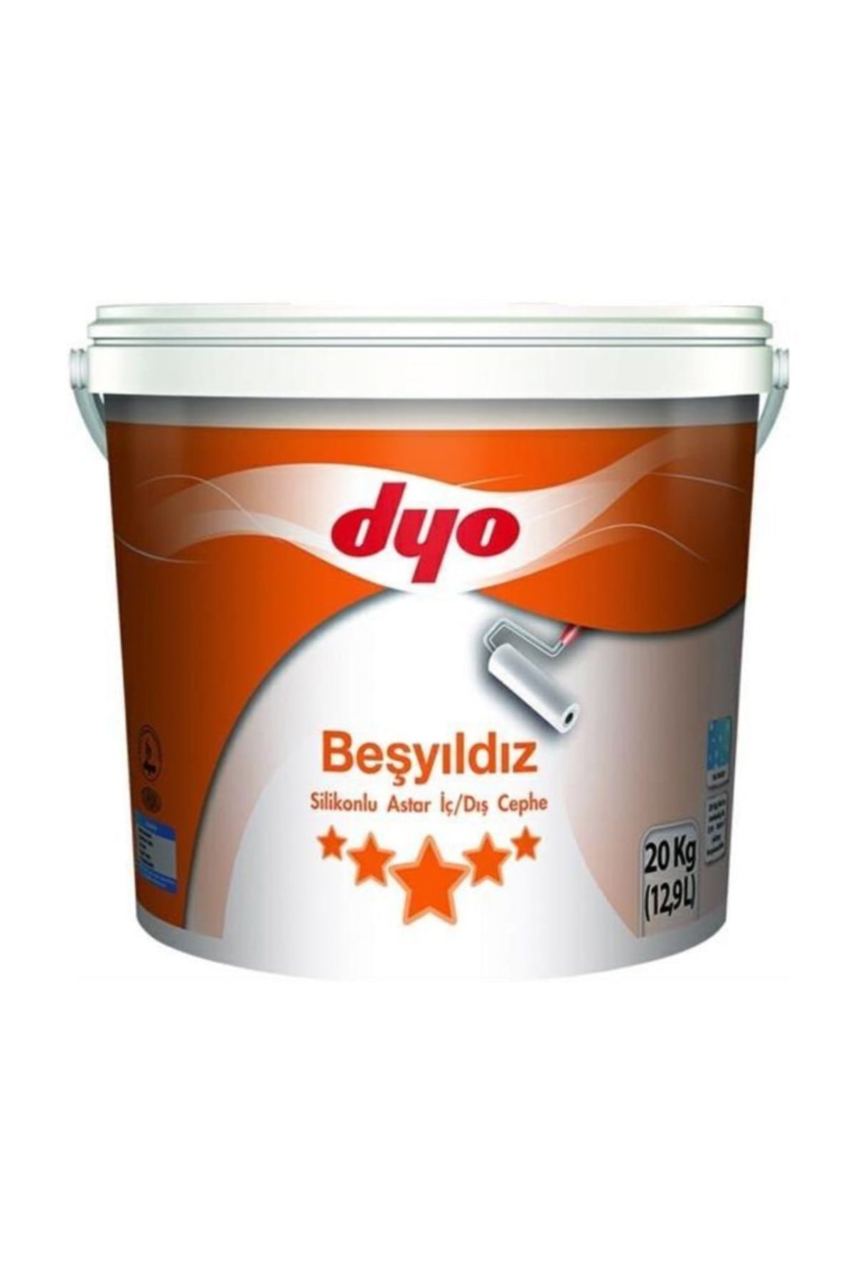Beşyıldız Astar 15 Lt = 20 Kg Beyaz