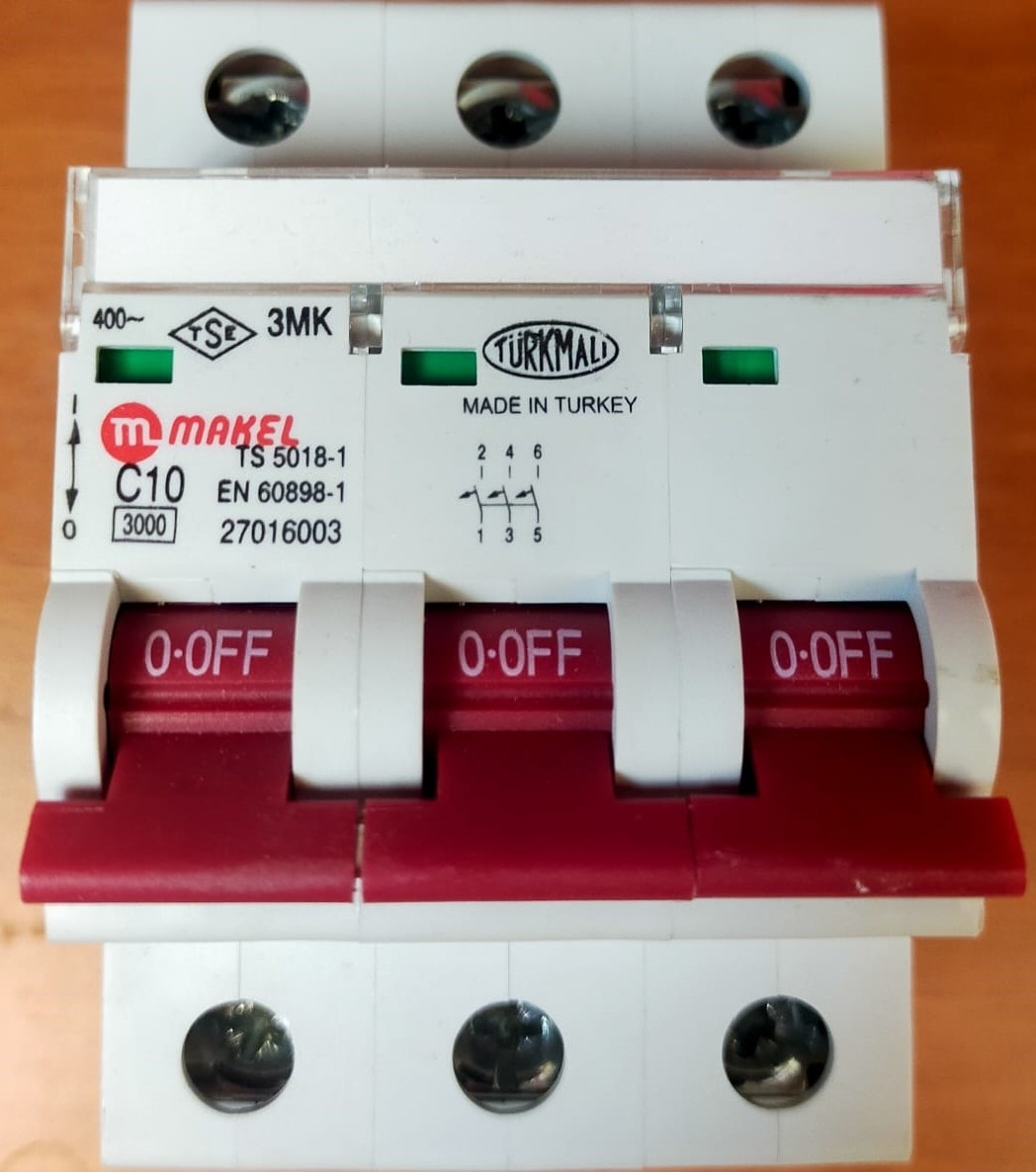 C10 3X10 Otomat Sigorta 3ka 27016004